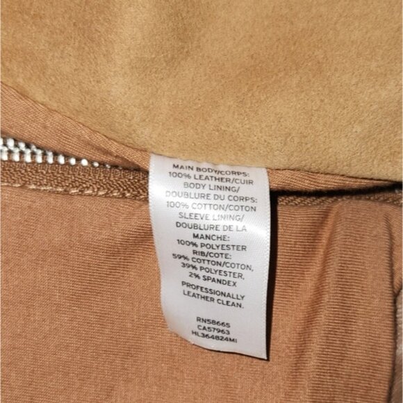 Trouve Brown Genuine Leather Asymmetrical Jacket - Picture 10 of 11